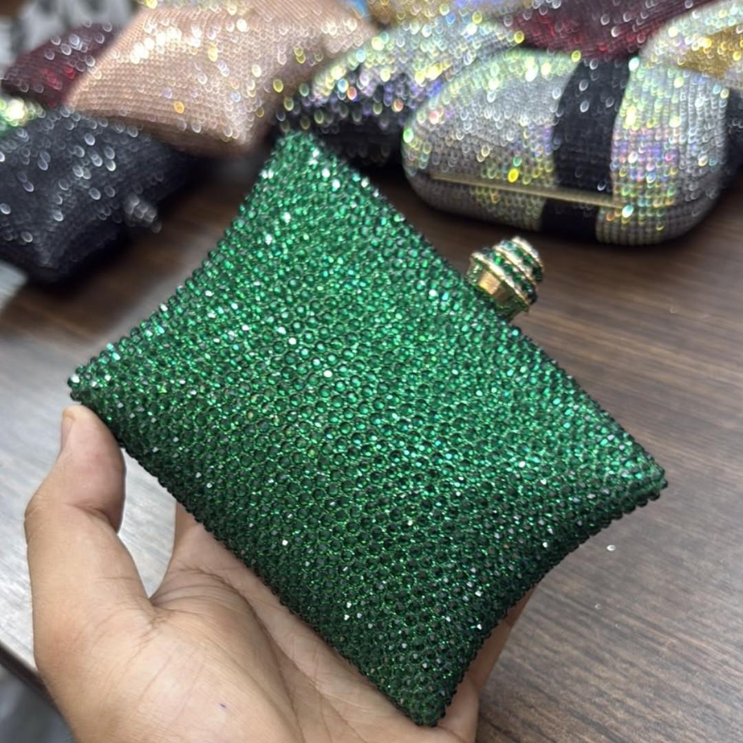 Mini Crystal Rhinestone Party Clutch Bag