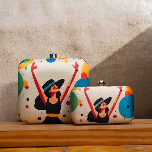 Twinning Mother Daughter  Clutches for Mothers Day Gift