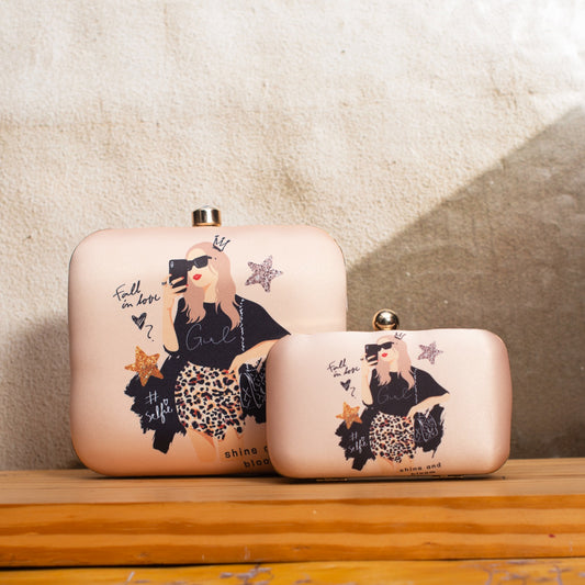 Twinning Mother Daughter  Clutches for Mothers Day Gift