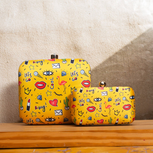 Twinning Mother Daughter  Clutches for Mothers Day Gift