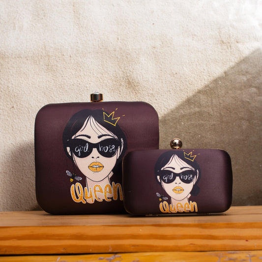 Twinning Mother Daughter  Clutches for Mothers Day Gift