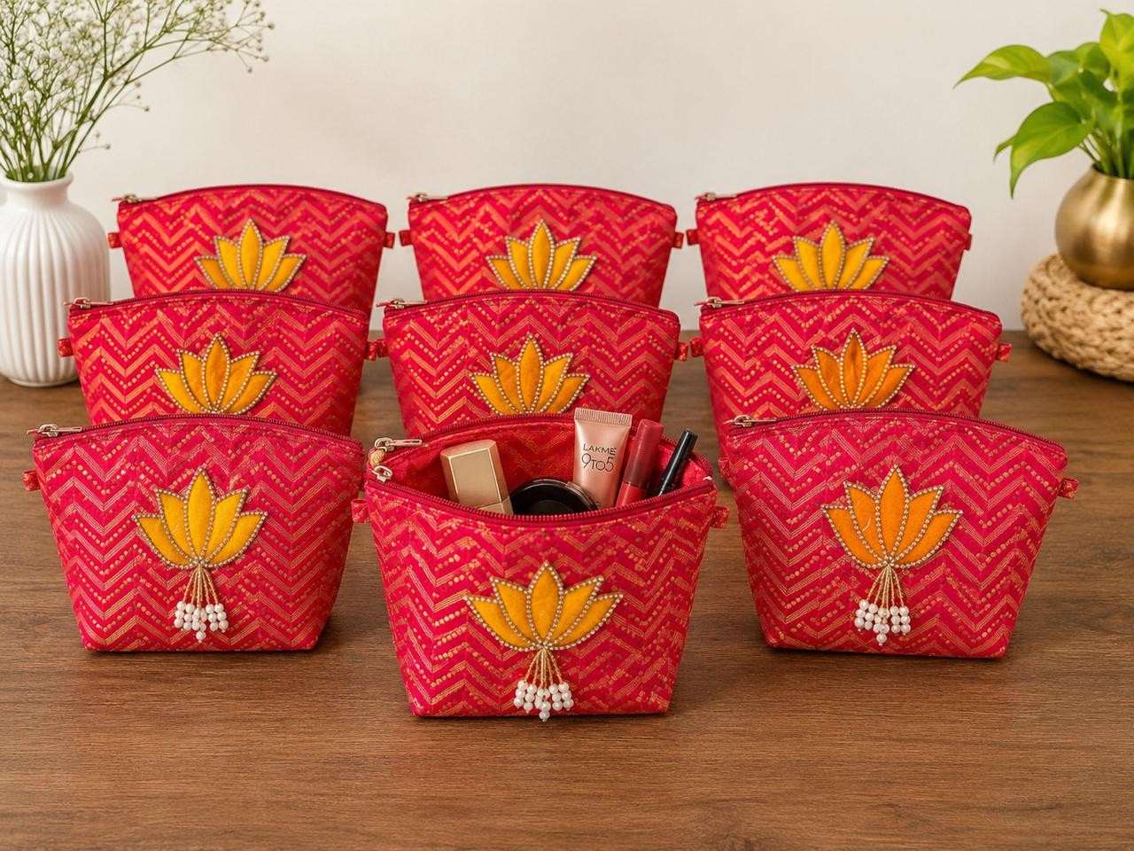 Banarasi Utility Pouches (Pack of 5 )
