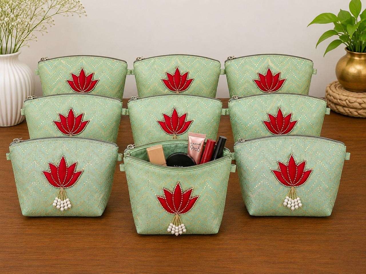 Banarasi Utility Pouches (Pack of 5 )