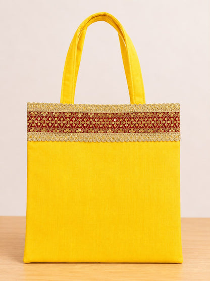 Silk Bags with Border (Pack of 10 )