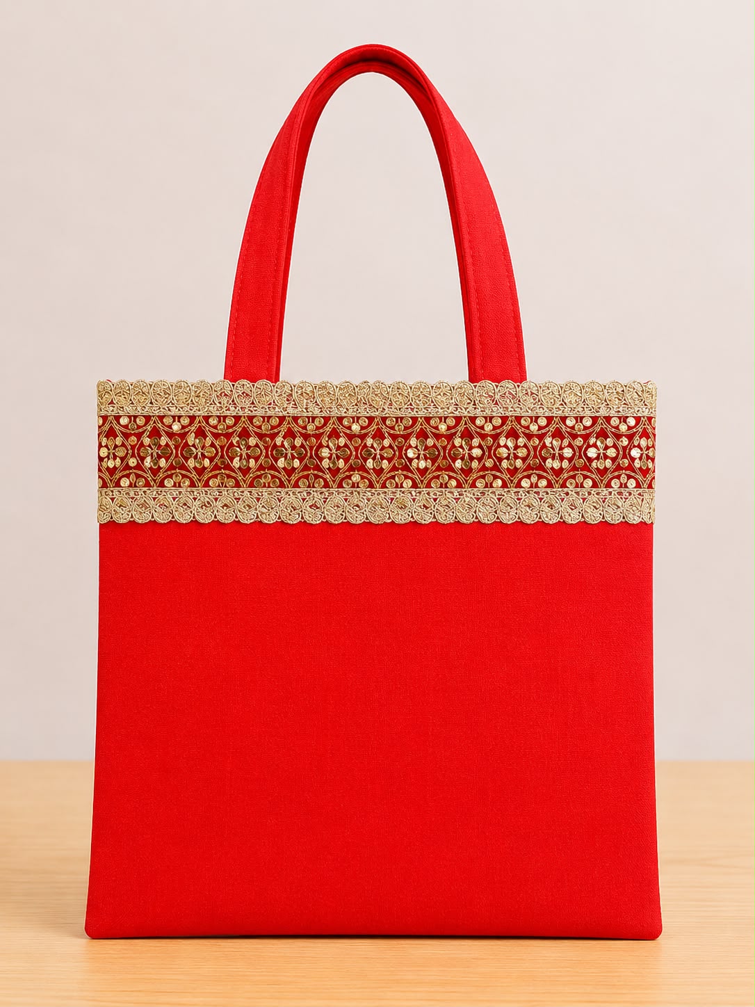 Silk Bags with Border (Pack of 10 )