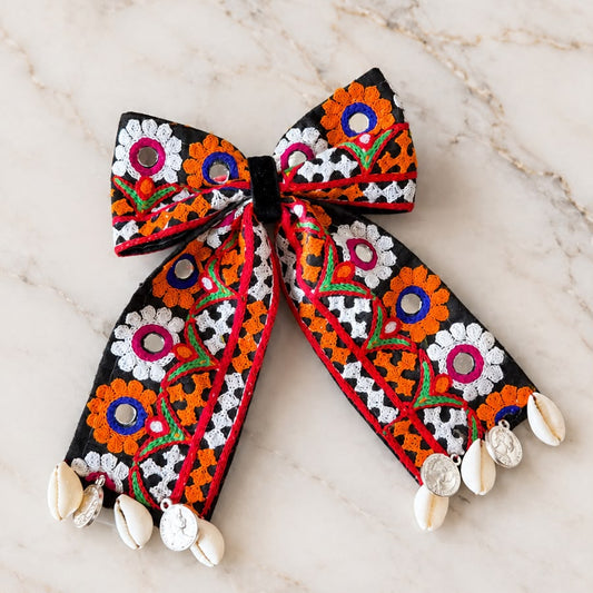 Bow Navratri Hair Clip