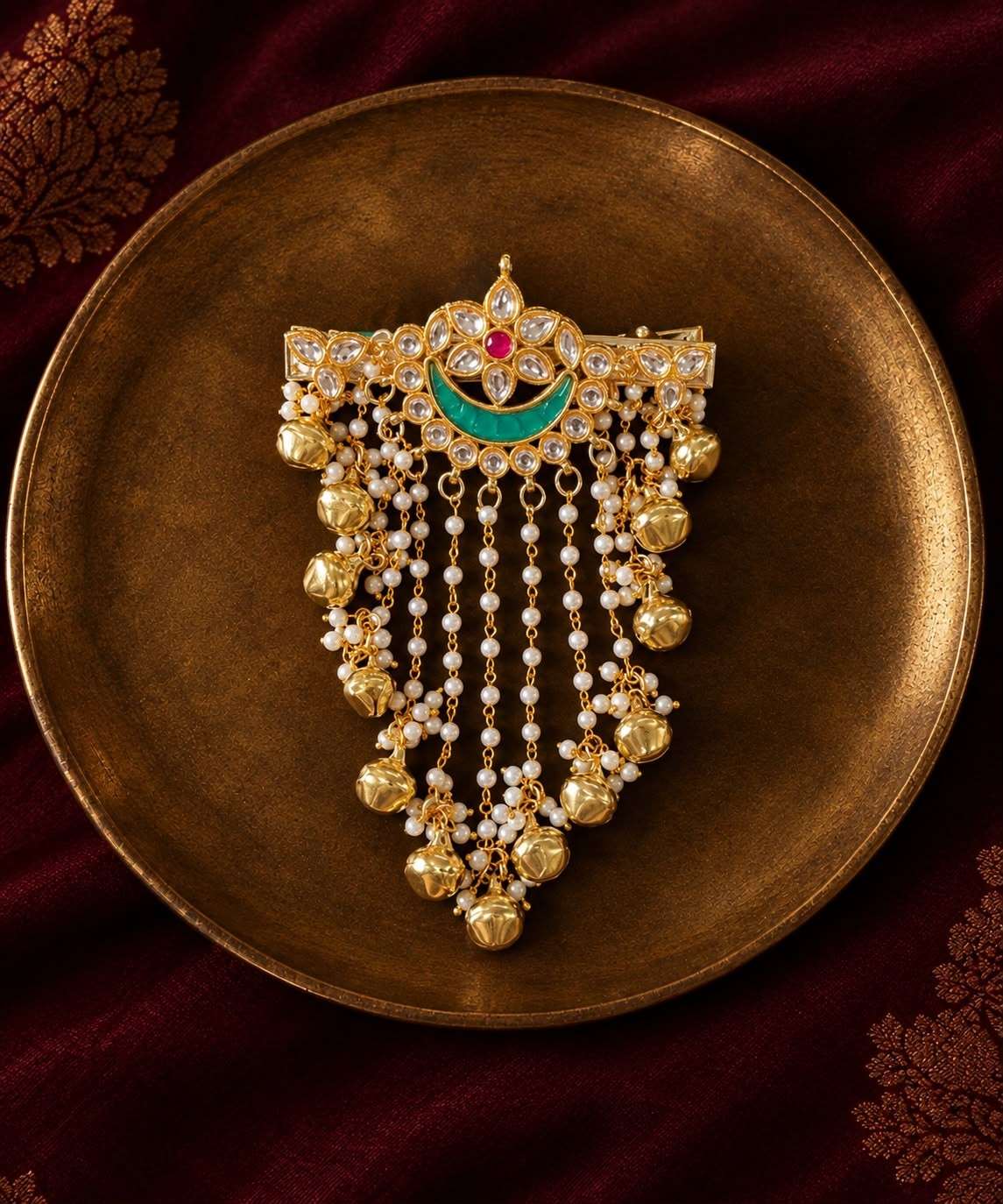 Kundan Hair Clip