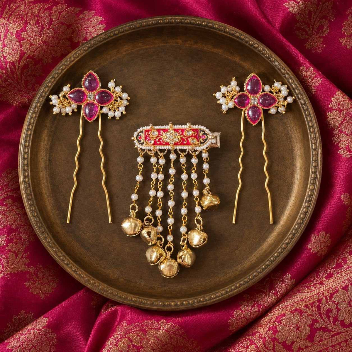 Kundan Hair Clip