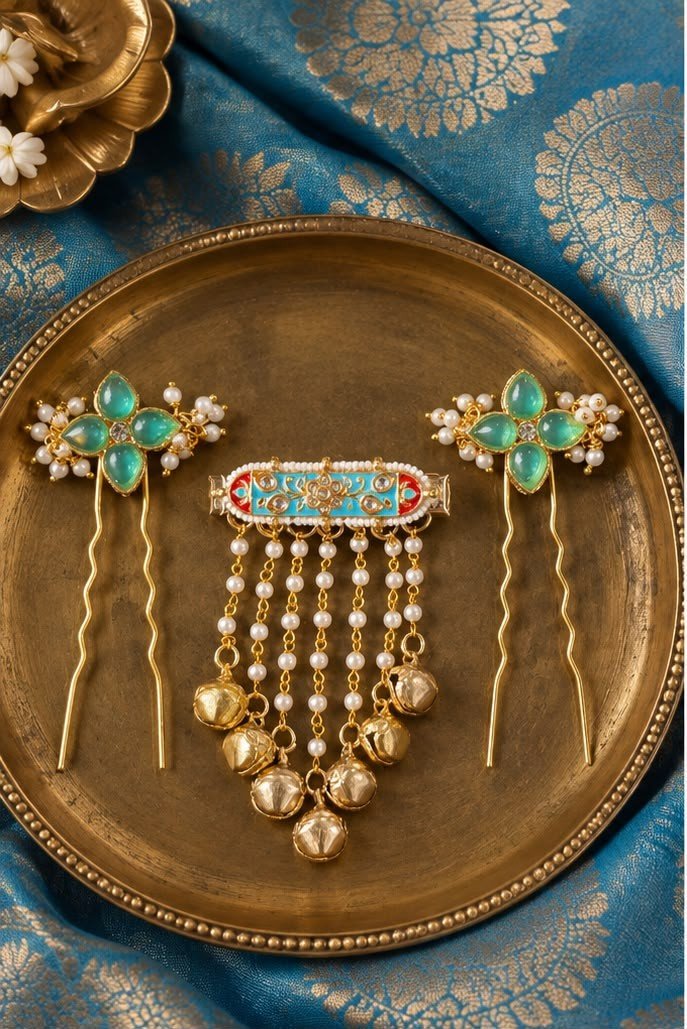 Kundan Hair Clip