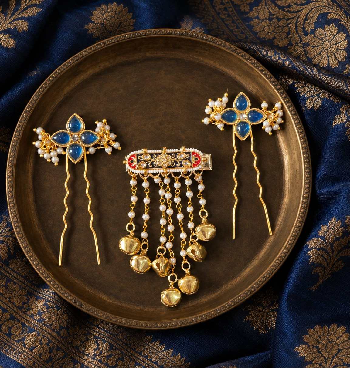 Kundan Hair Clip