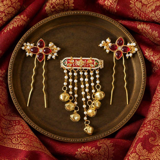 Kundan Hair Clip