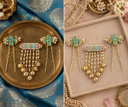 Kundan Hair Clip
