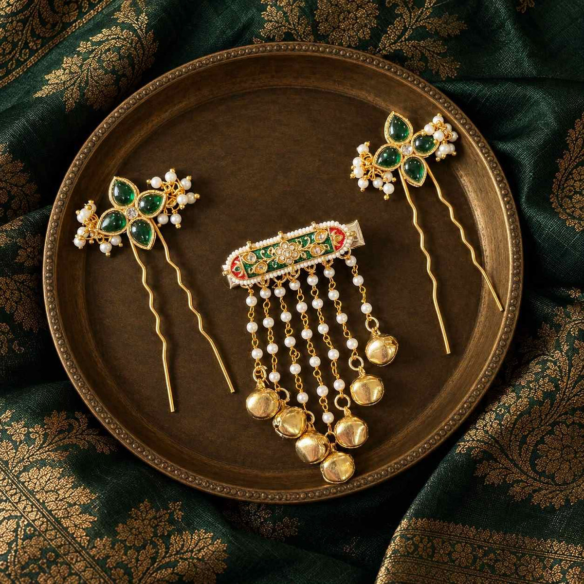 Kundan Hair Clip
