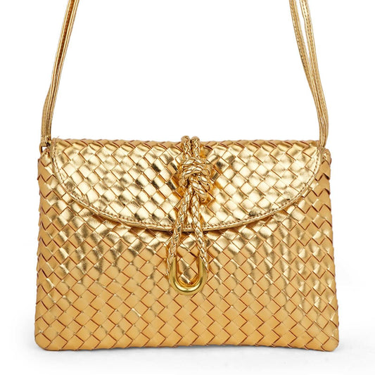 Golden Evening Party Handbag for Women