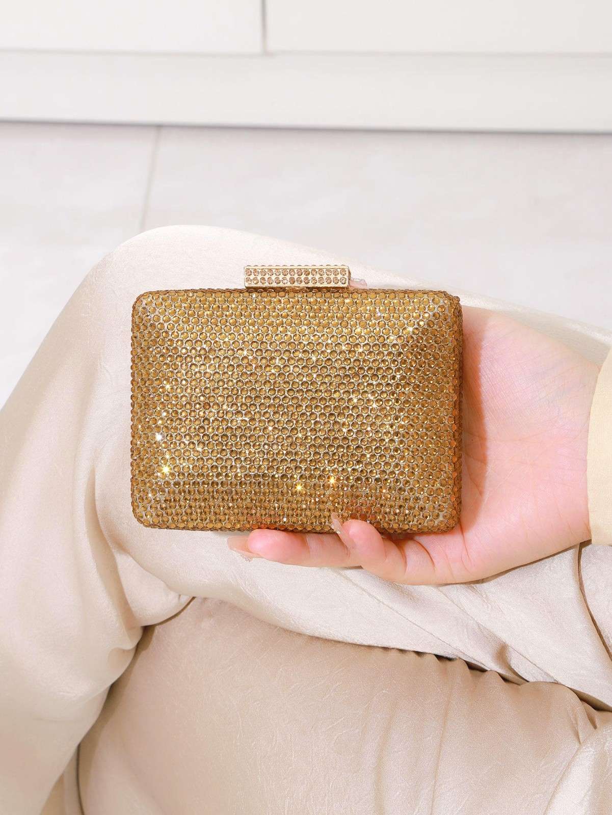 Mini Crystal Rhinestone Party Clutch Bag
