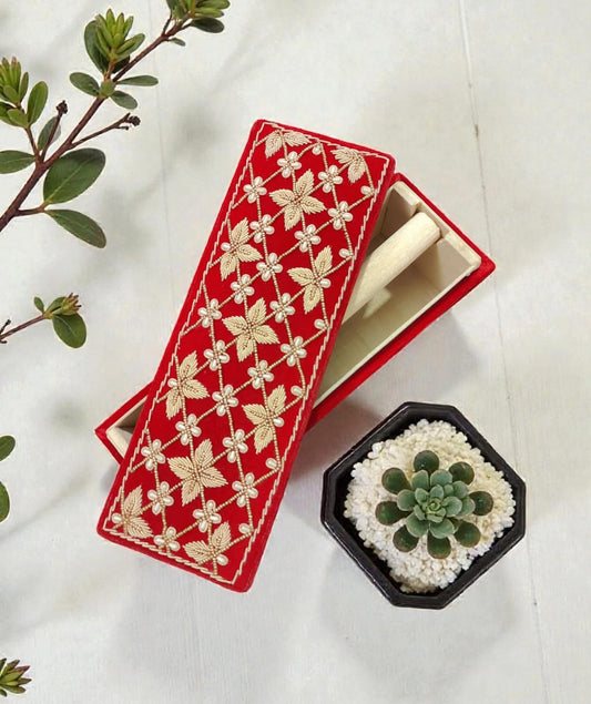 Bridal Customised Embroidery Name Bangle Box