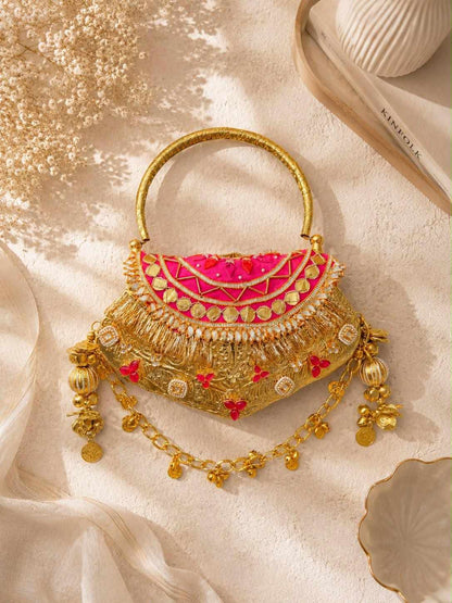 Brass Party Bag for women