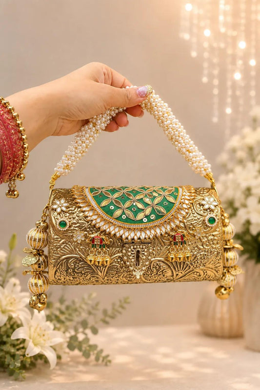 Brass Party Bag for women