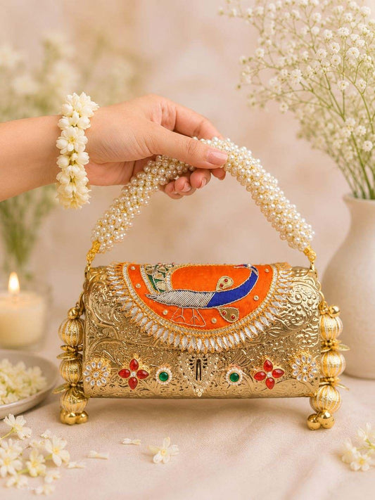 Brass Party Bag for women
