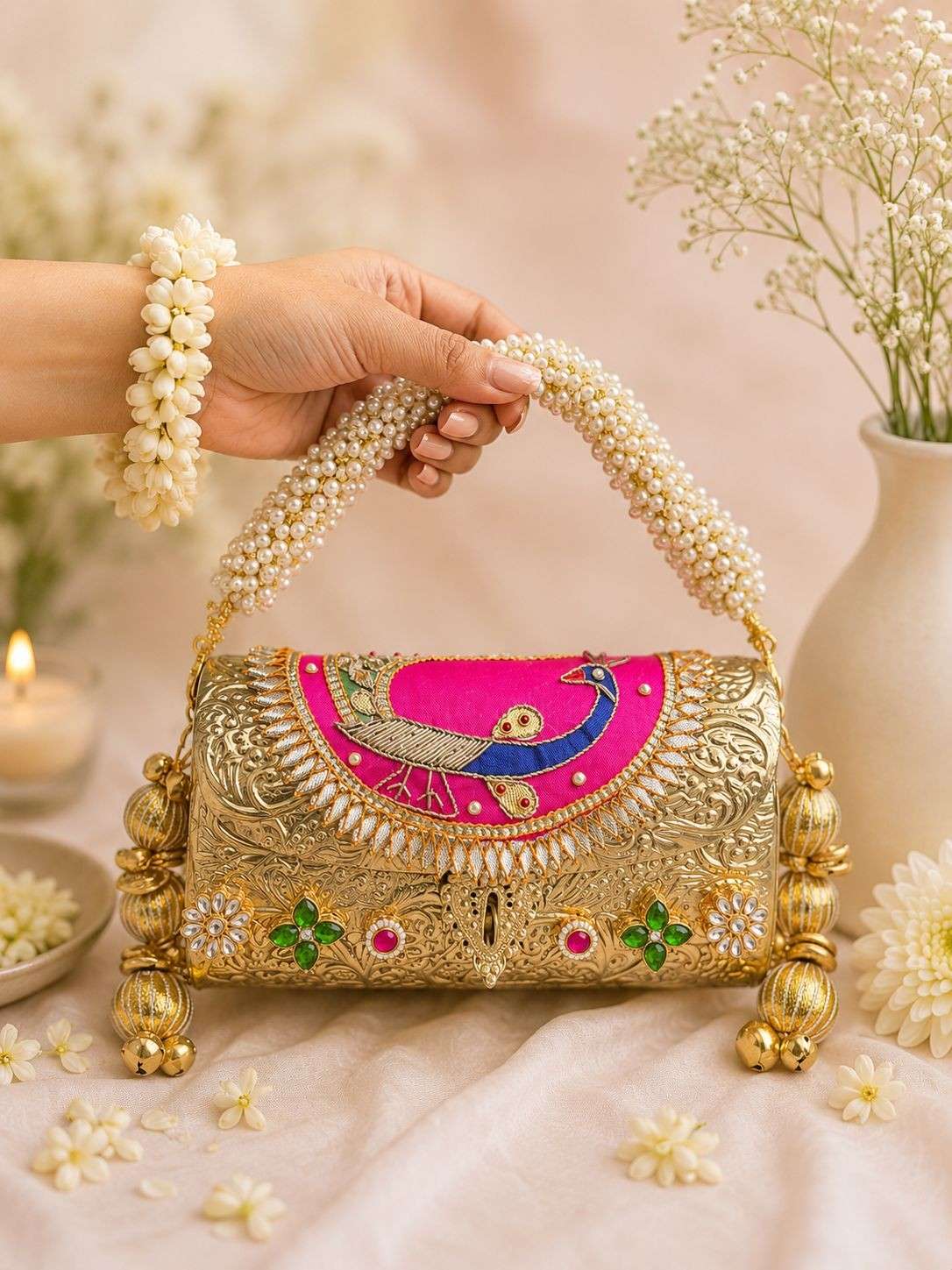 Brass Party Bag for women