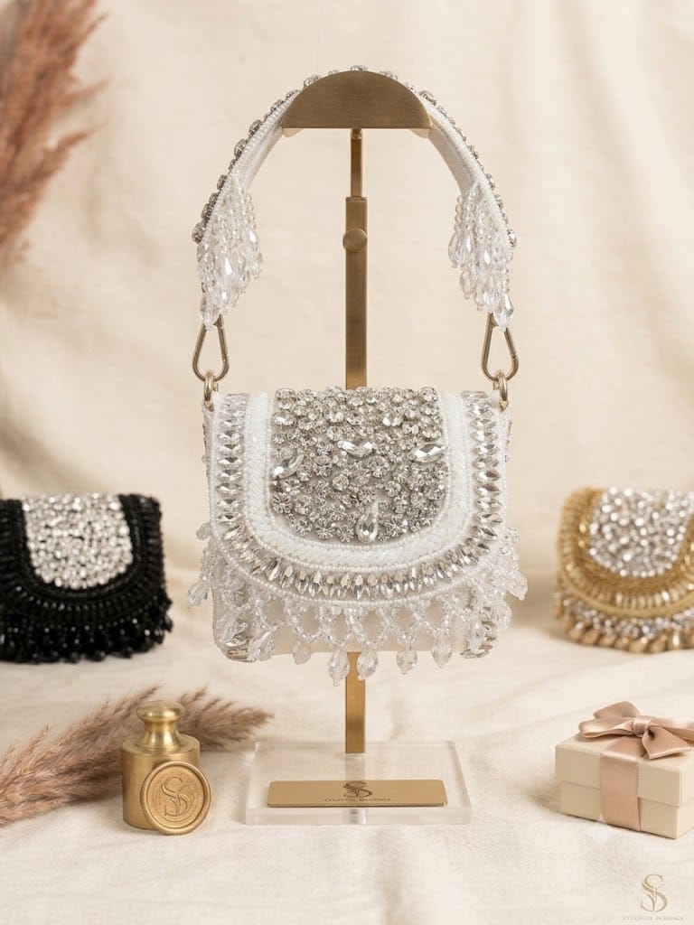 Mini Silver Party Bag