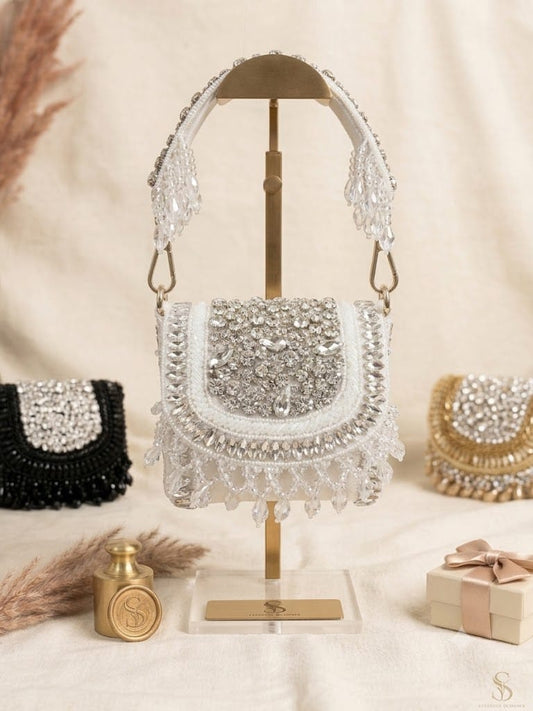 Mini Silver Party Bag