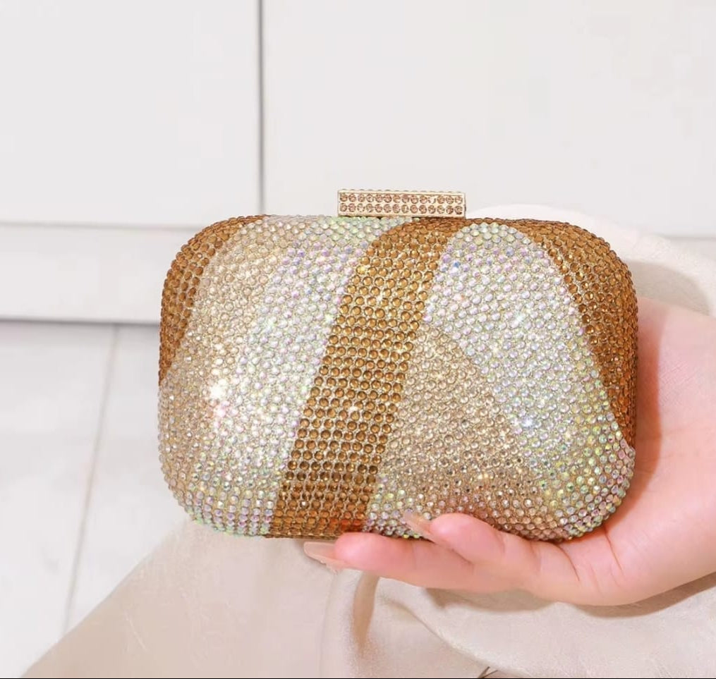 Mini Crystal Rhinestone Party Clutch Bag