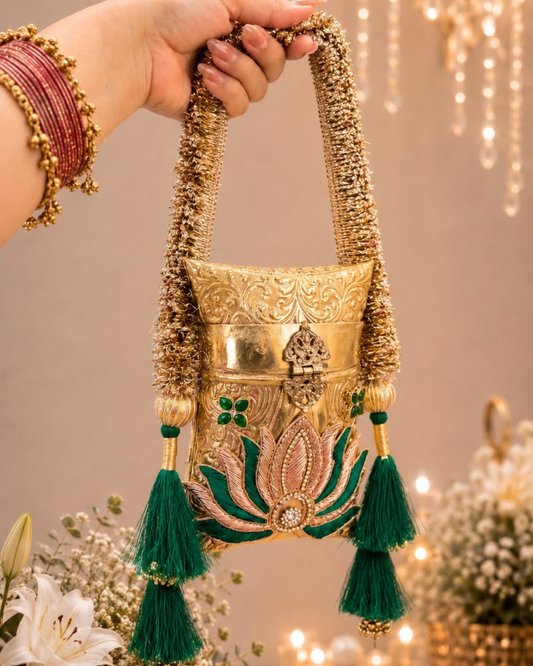 Brass Party Bag for women