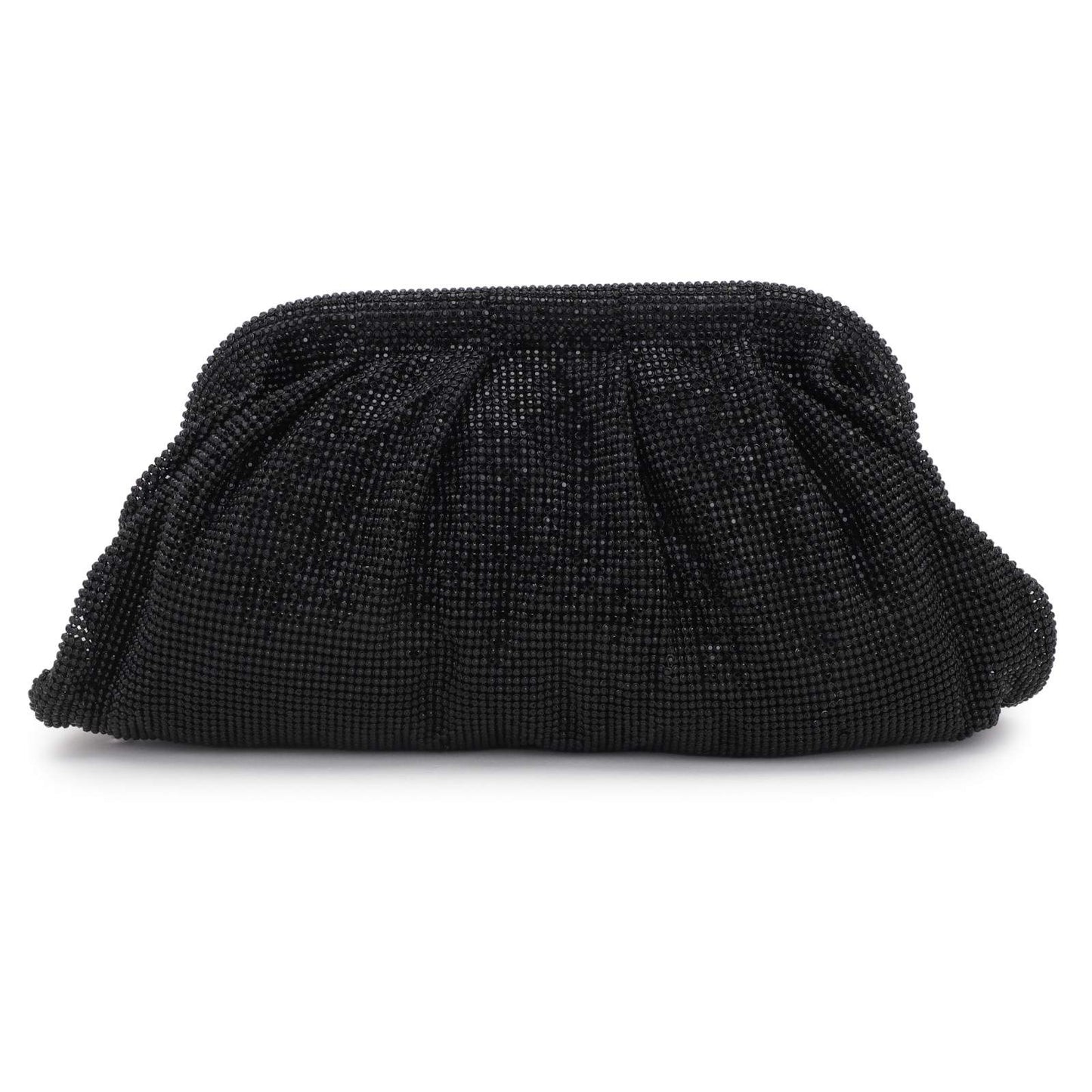 Black Crystal Rhinestone Party Clutch Bag