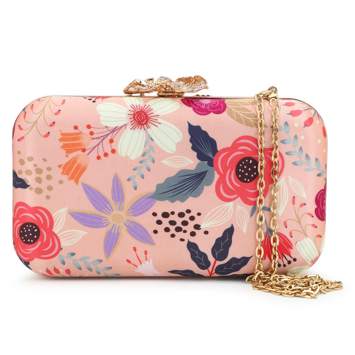 Printed Embroidery Party Clutch Bag for Women