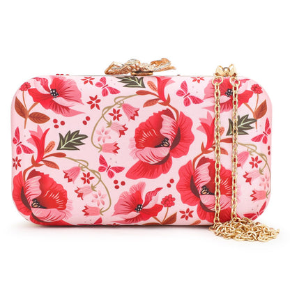 Printed Embroidery Party Clutch Bag for Women