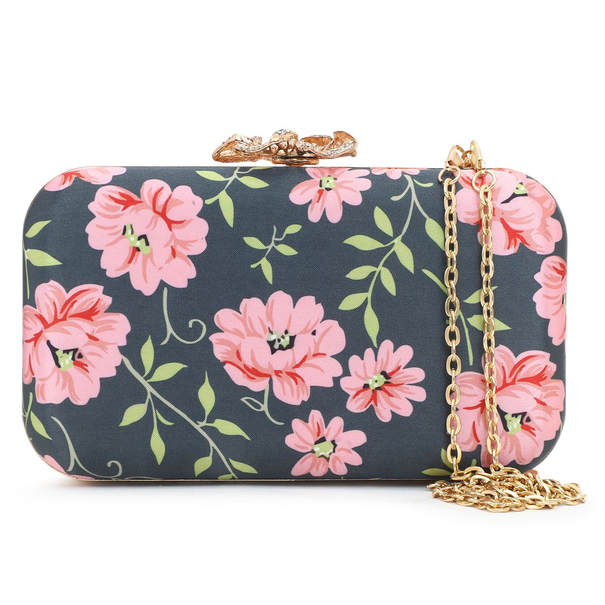 Printed Embroidery Party Clutch Bag for Women