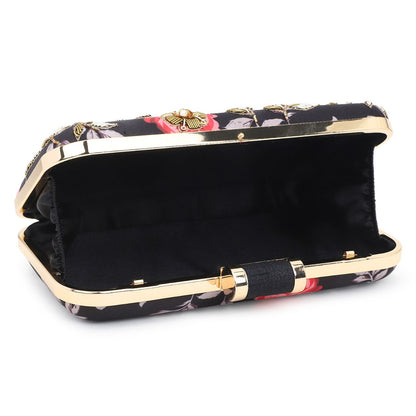 Printed Embroidery Party Clutch Bag for Women