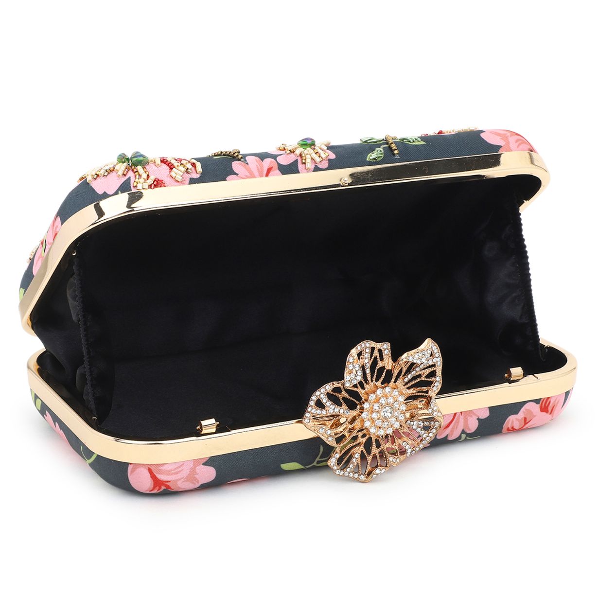 Printed Embroidery Party Clutch Bag for Women