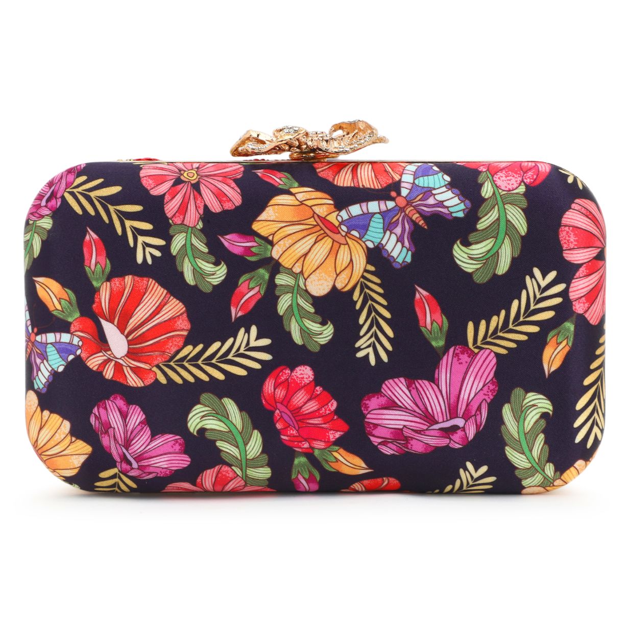 Printed Embroidery Party Clutch Bag for Women