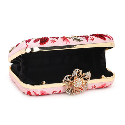 Printed Embroidery Party Clutch Bag for Women
