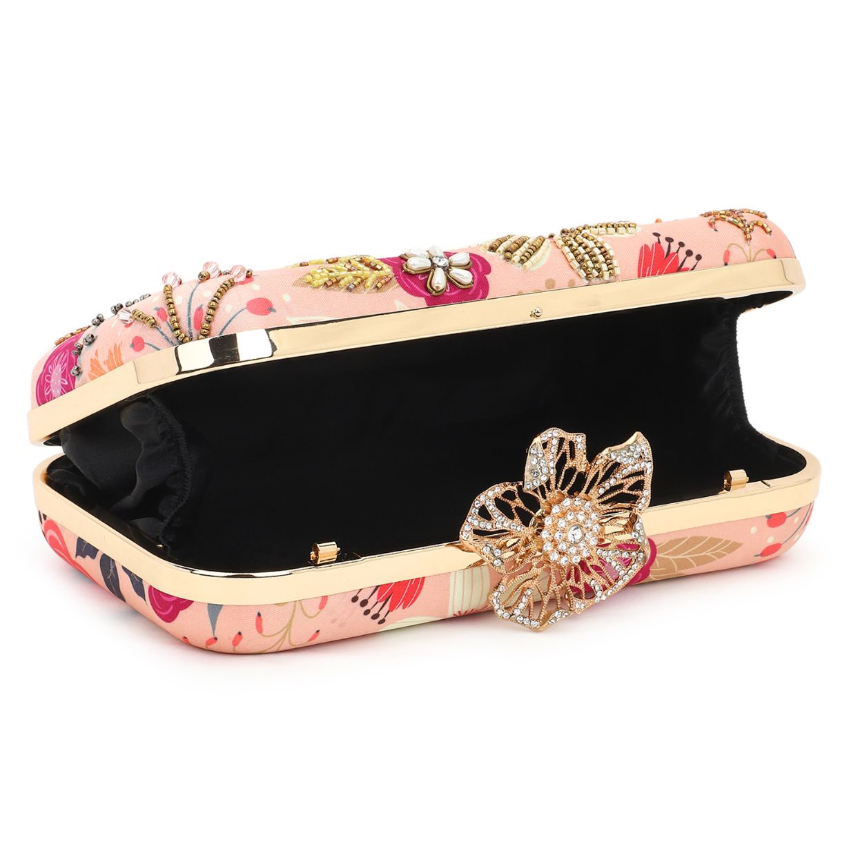 Printed Embroidery Party Clutch Bag for Women