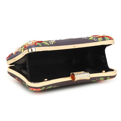 Customised Name Embroidery Highlight Party Clutch