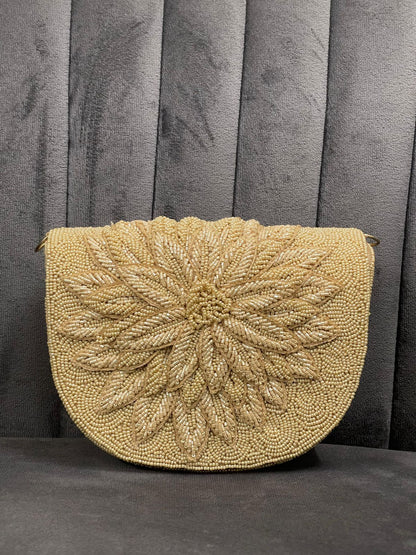Flora Embroidered Evening Party Handbag
