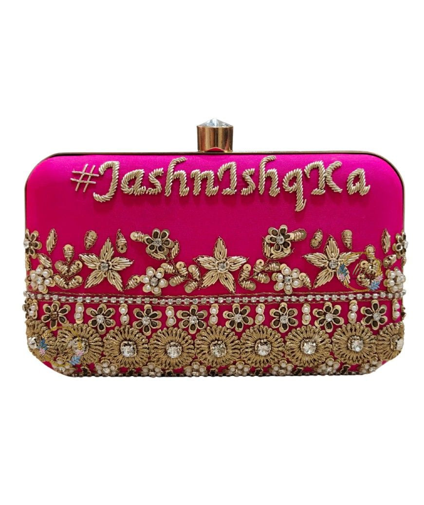 Customised Name Sling Clutch Bag for Women