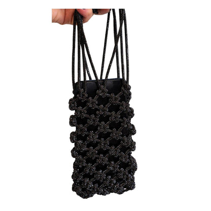 Knotted Macrame Party Mobile Carry Bag